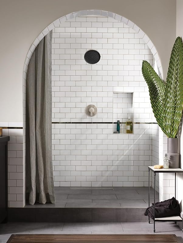 Cabezal ducha Moen Verso 9 pulg acero inox ajustable