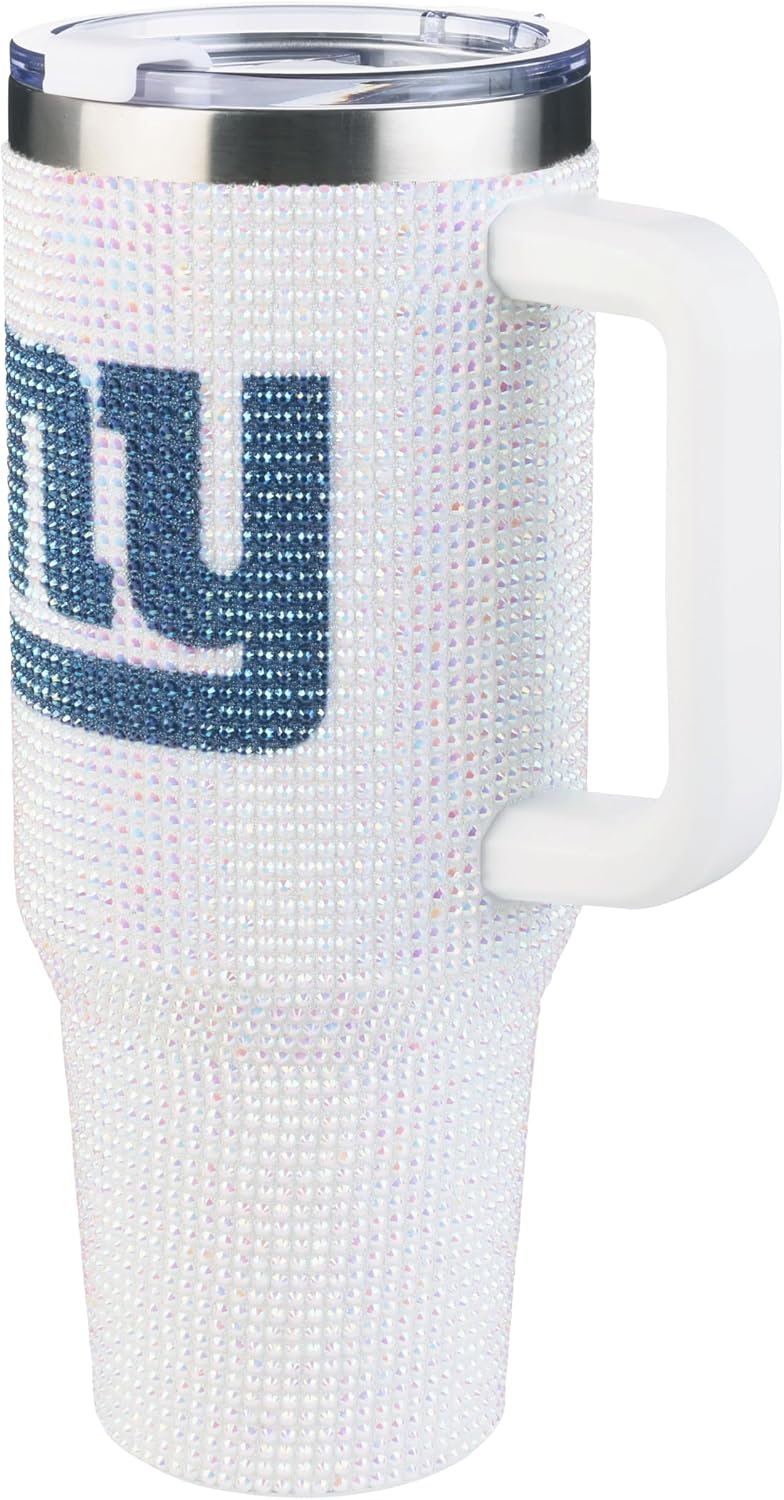 Vaso Tumbler New York Giants 46oz Blanco Bling