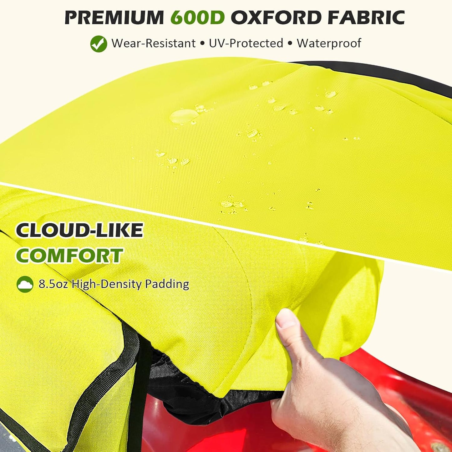 Funda asiento cortacésped Oxford 600D antiderrap