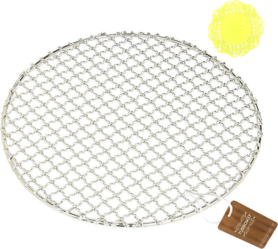 Rejilla acero inox 7 pulg alambre cruzado barbacoa horno