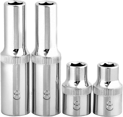 Pack 4 enchufes 0.315" multitipo