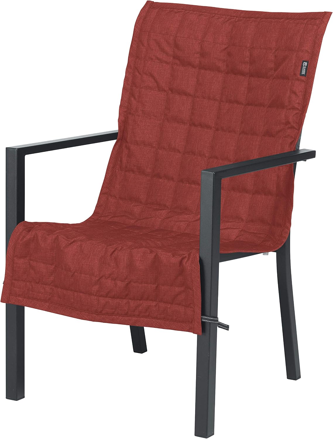 Funda silla patio 45pulg resistente agua color rojo
