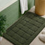 Alfombra baño microfibra antideslizante 17x30pulg