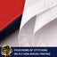 Bandera cristiana doble cara 4x6ft de nailon 210D para poste