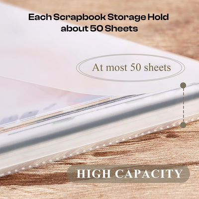 Organiz. papel 10 pzas 12x12pulg con etiquetas y bolsa transparente