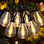 Guirnalda luces exteriores 100pies 402 LED S11 impermeable