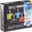 Set 4 Bolsas Peso Rellenables 25lb Gris Acero