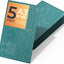 5 Alfombrillas corte doble cara 12x18pulg alta densidad