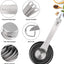 Set 9 Tazas Medidoras Acero Inox 18/8 con Tabla Magnética