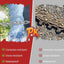 Cadena acero inox 304 1/8" 33pies para colgar plantas