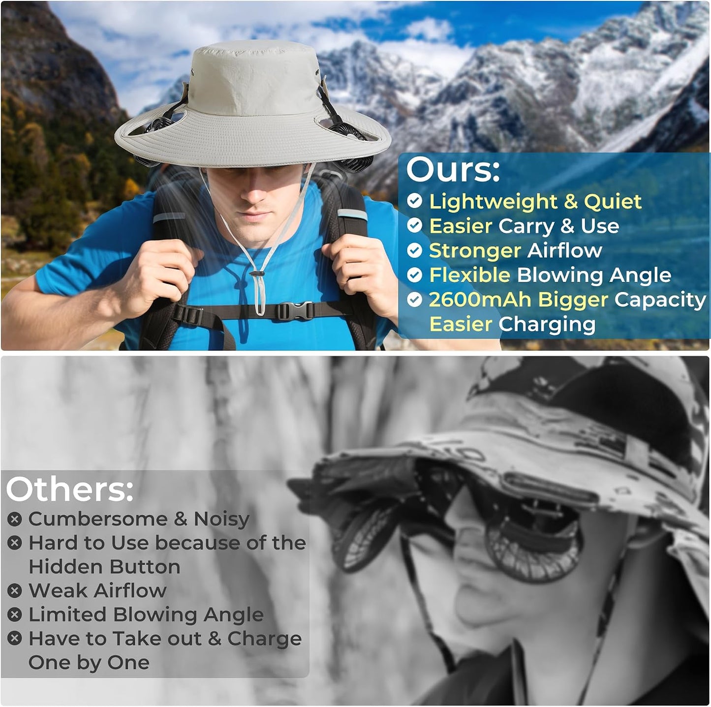Sombrero bucket regalo para hombre mujer pesca camping
