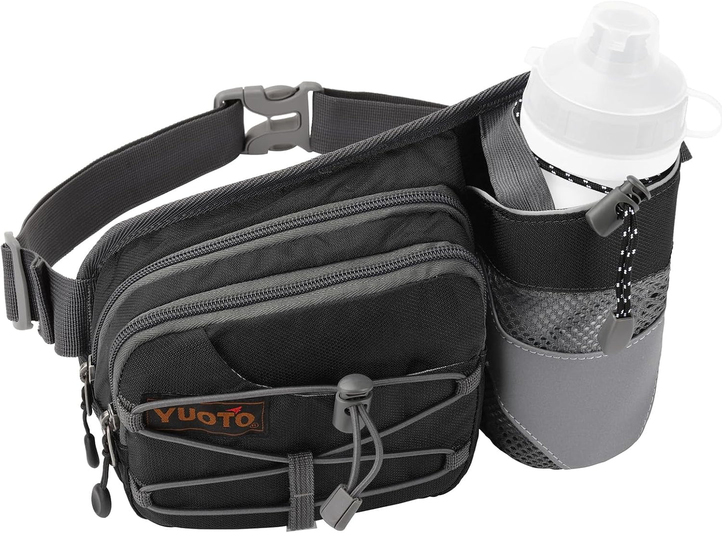 Bolsa cintura con botella agua para correr caminar senderismo