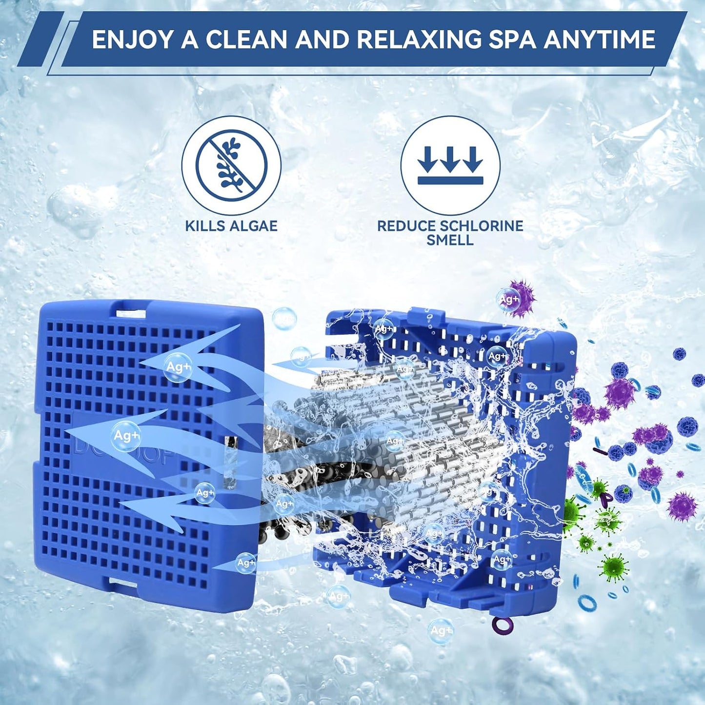Cartucho mineral spa Sundance plateado 4 meses