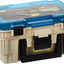 Caja aparejos 2 niveles color arenisca/azul