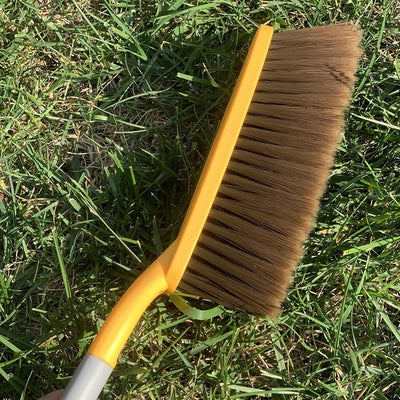 Cepillo de escoba mano 15pulg cerdas suaves para polvo y residuos