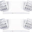 Luz emergencia LED doble cabezal 120-277V pack 2