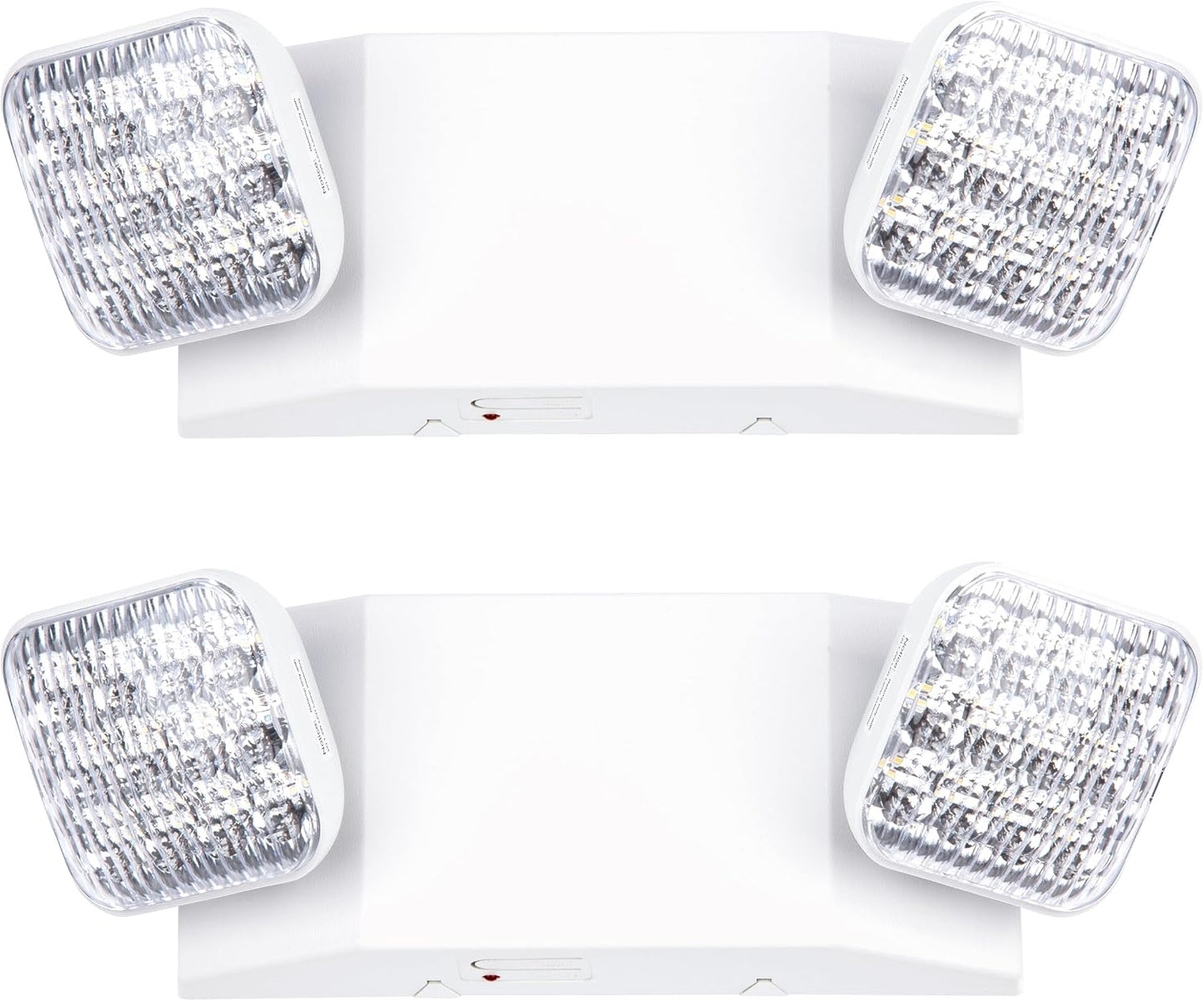 Luz emergencia LED doble cabezal 120-277V pack 2