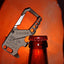 Llavero calavera herramienta emergencia coche abrebotellas