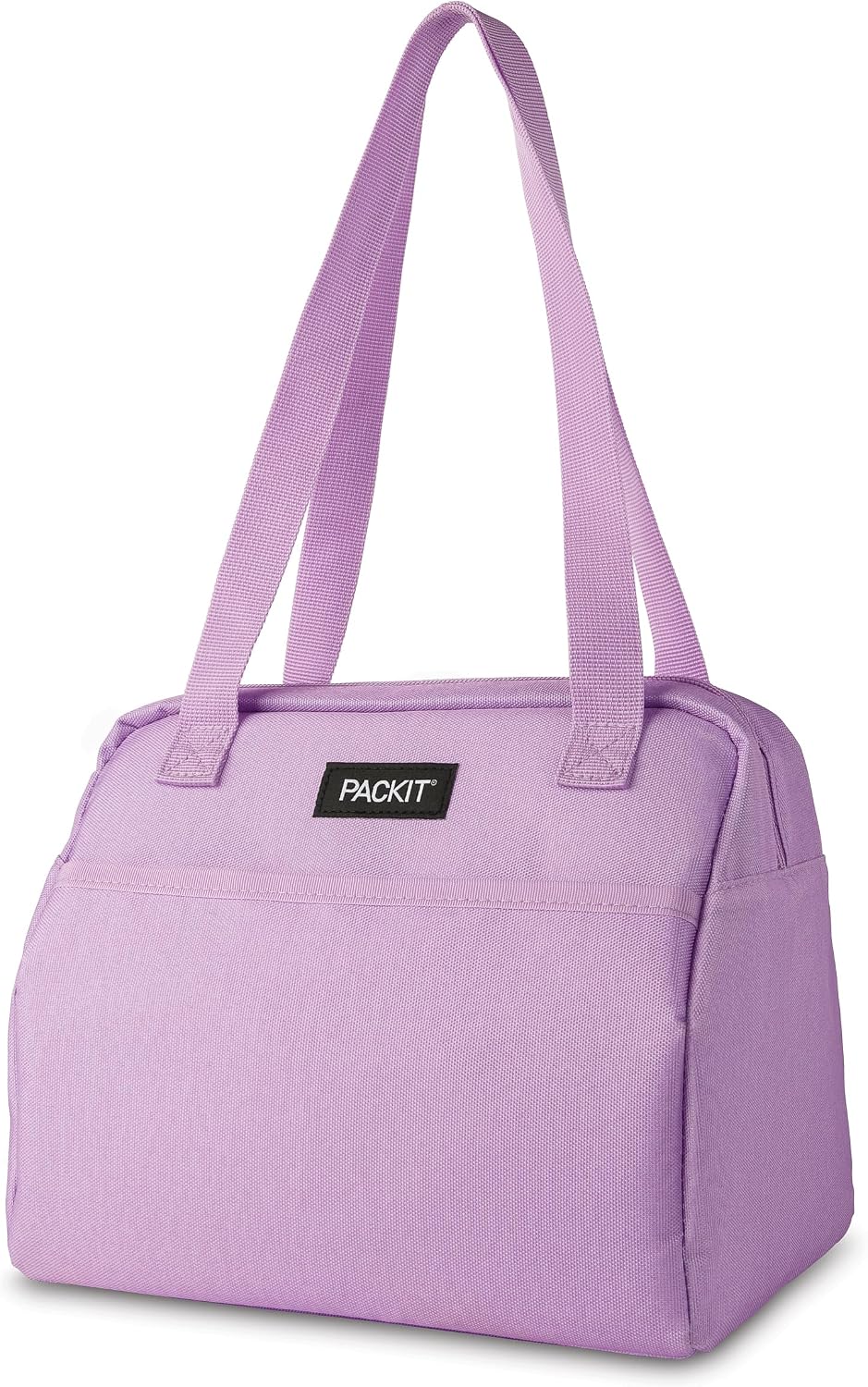 Bolsa almuerzo lavanda reutiliz. con cremallera