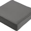 Cojín asiento exterior resistente agua 23x23x5" gris
