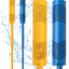 2 Palitos Minerales Filtro Spa 4 Meses Azul Amarillo