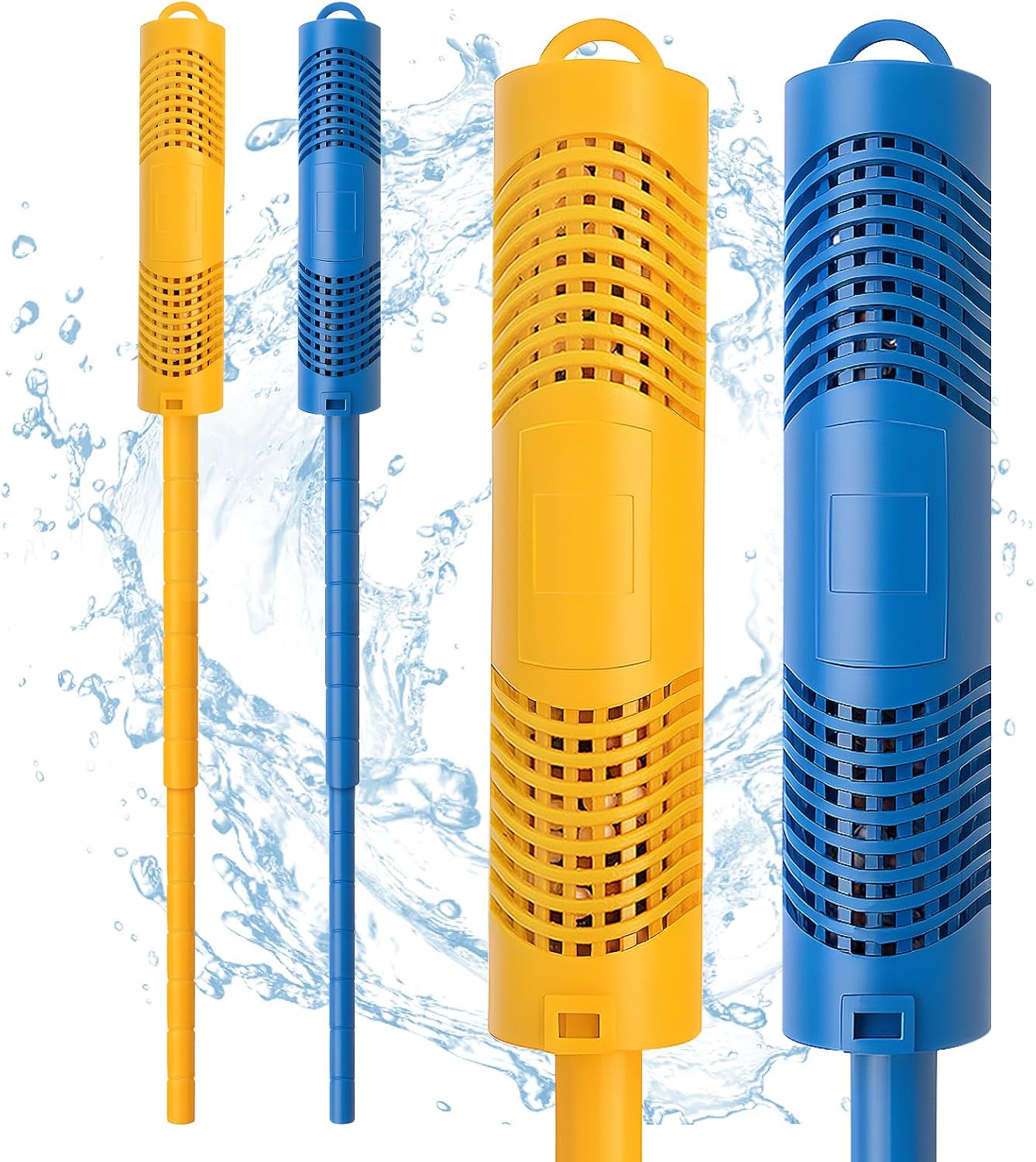 2 Palitos Minerales Filtro Spa 4 Meses Azul Amarillo