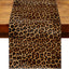 Decoración de fiesta con estampado de leopardo camino de mesa piel de guepardo