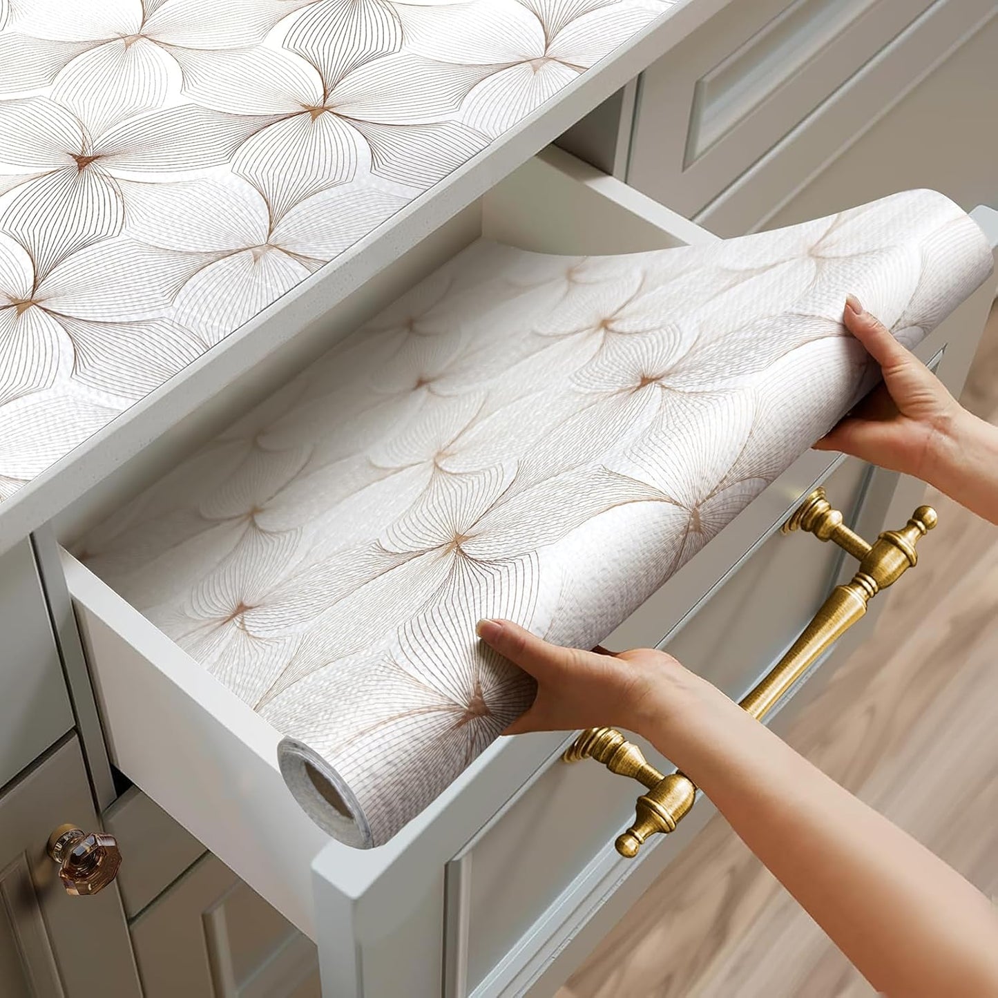 Forro estante cocina no adhesivo antiderrap impermeable