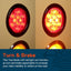 Luces LED traseras rojas 4" para camiones y Jeep
