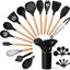 Set 25 Pzas Utensilios Silicona con Soporte