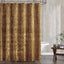 Set cortina ducha terciopelo 72x72pulg 12 ganchos plateados