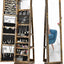 Organiz. joyas giratorio 360° con espejo y estantes 3