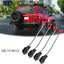 Arnés conector altavoz repuesto Jeep Cherokee 4 pzas negro