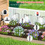 Sistema riego goteo 85pulg con tubos 1/2 y 1/4