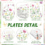 250 Pzas Decoración Fiesta Flores Silvestres Baby Shower