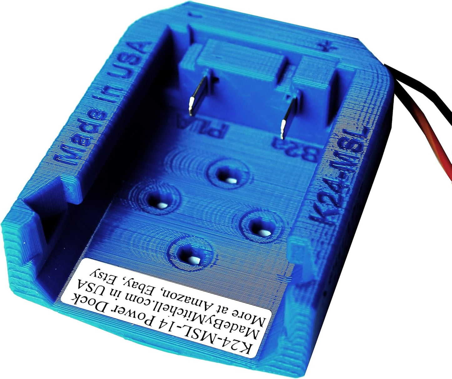 Soporte batería K24 Kobalt 24Vmax con terminales 14 AWG