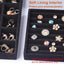 8 Pzas Organiz. cajones terciopelo soporte aretes anillos