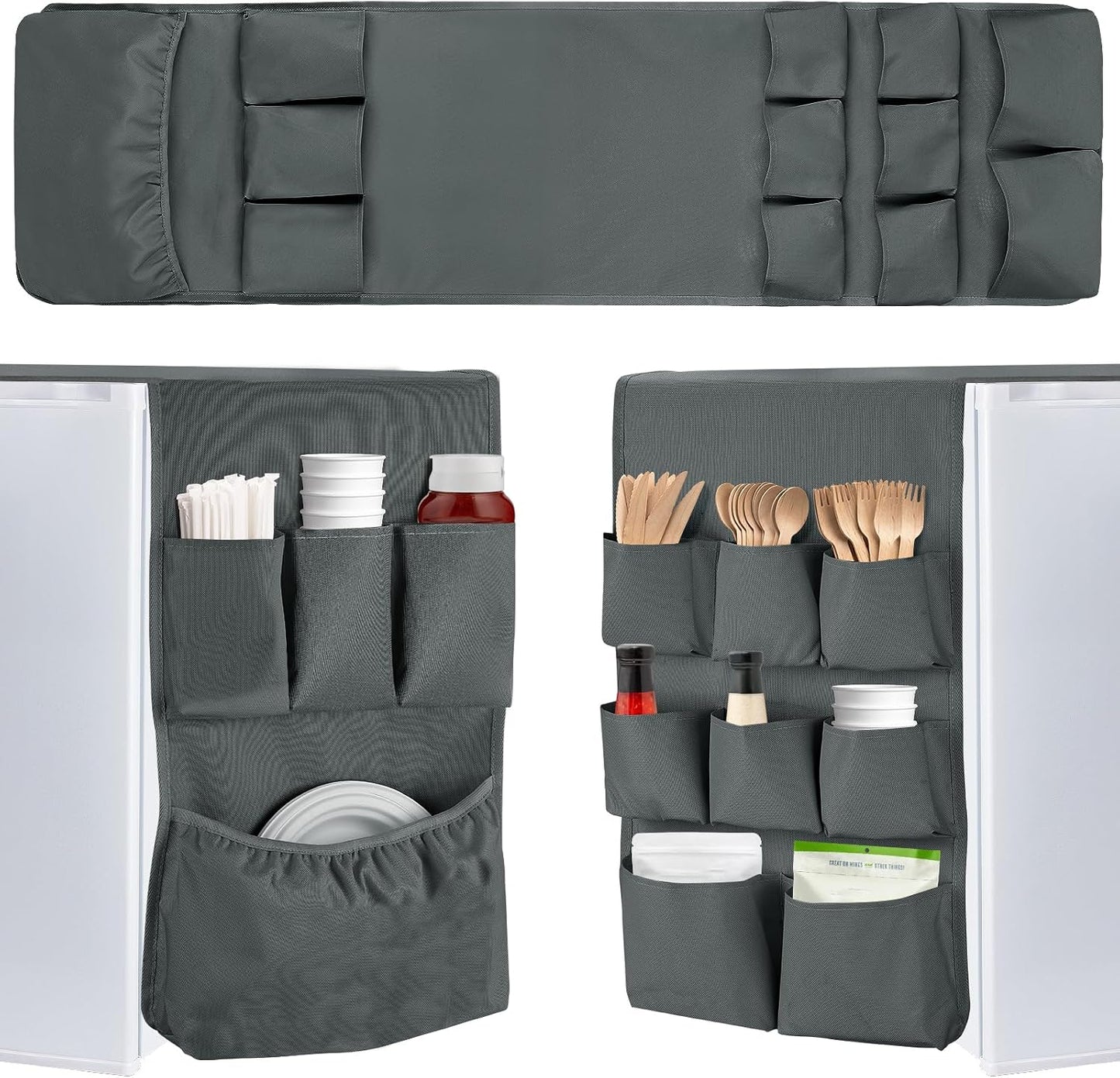 Organiz. refrigerador 55x13" dormitorio 4 bolsillos