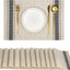 Set 12 manteles PVC antideslizantes mesa