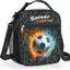 Bolsa almuerzo aislada para niños con bola 3D