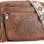 Bolsos cruzados cuero mujer correa ajustable para guitarra