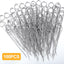 100 Pzas Púas Florales Acero Inox Soporte Tarjetas Centros Mesa