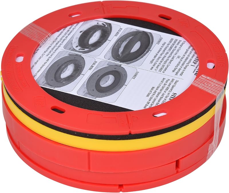 Kit extensión brida inodoro 1/4-1-5/8 rojo amarillo
