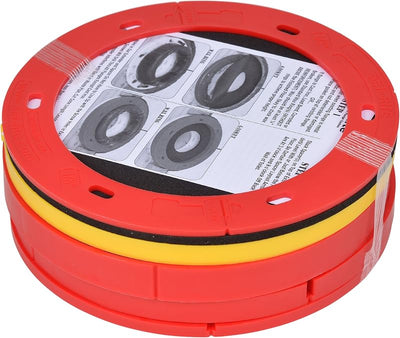 Kit extensión brida inodoro 1/4-1-5/8 rojo amarillo