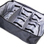 Cubo embalaje malla transparente XL gris carbón