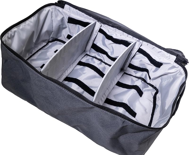 Cubo embalaje malla transparente XL gris carbón