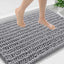 Tapete baño 36x24" chenilla suave antiderrap lavable
