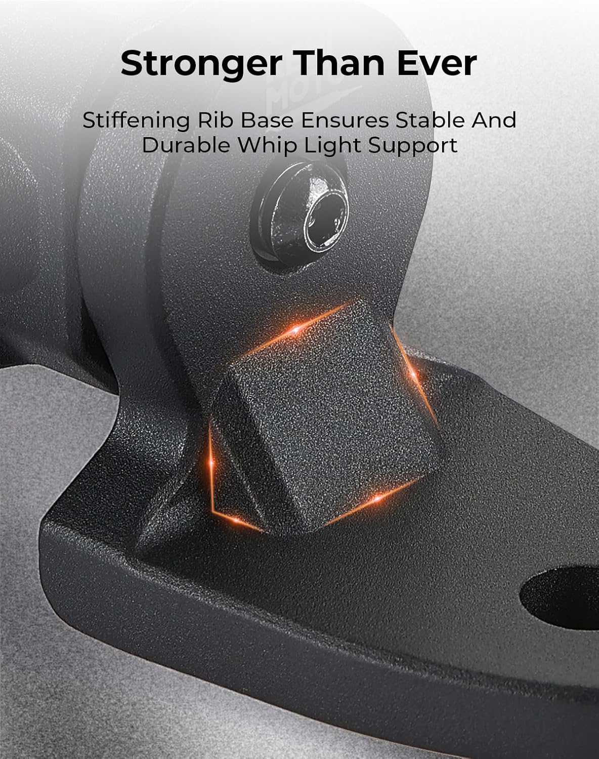 Soporte luz látigo ajustable para UTV RZR 900 1000 XP