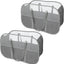 Cesta plegable para ropa sucia 95L con correa hombro duradera