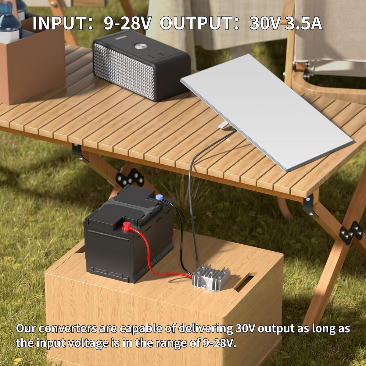 Adaptador 12V DC Step Up para Starlink Mini 9-28V